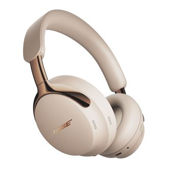 casque bose quietcomfort ultra 2 génération sans fil posé avec design premium et arceau confortable en vue rapprochée