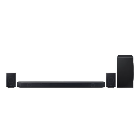 Samsung HW-Q990D/ZF barre de son Dolby Atmos 11.1.4 avec caisson de basses et enceintes arrière sans fil, son immersif