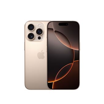 Image du iphone 16 pro puissant fluide et connecté 5g avec écran Super Retina XDR