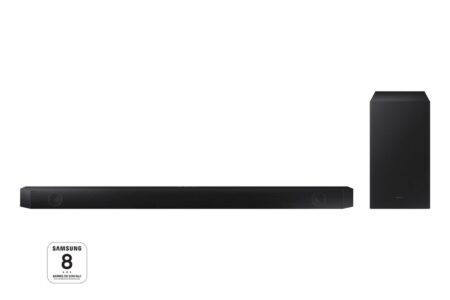 Samsung HW-Q60B barre de son Dolby Atmos 3.1 avec caisson de basses sans fil, design élégant et son immersif