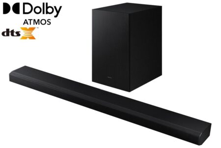 Samsung HW-Q700A barre de son Dolby Atmos 3.1.2 avec caisson de basses sans fil, son surround 3D