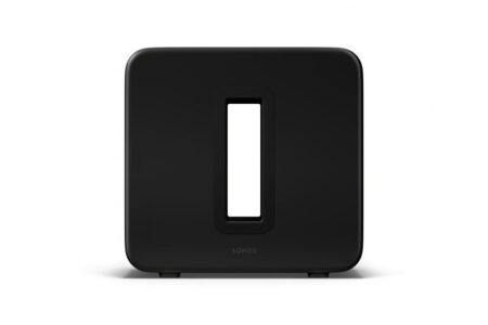 Sonos Sub 4 Noir – Caisson de basses puissant et élégant pour enrichir votre expérience audio.