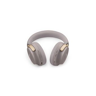 casque bose quietcomfort ultra sans fil réduction bruit couleur beige avec arceau confortable et design premium
