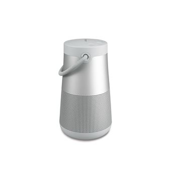 Enceinte bluetooth bose soundlink revolve+ ii portable noire avec son 360° et batterie longue durée pour usage intérieur et extérieur.