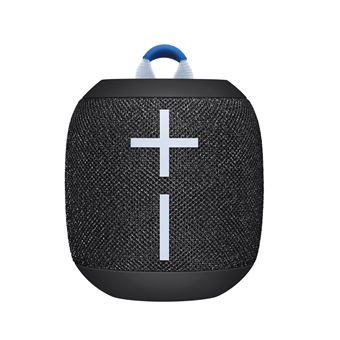 enceinte bluetooth ultimate ears wonderboom 3 étanche noire posée en extérieur avec design compact et poignée de transport