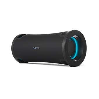 Enceinte portable sans fil Sony ULT Field 7 Bluetooth Noir posée sur une table avec design robuste et haut-parleur puissant