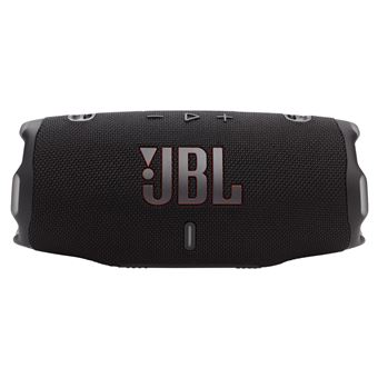 Enceinte sans fil JBL Charge 6 Bluetooth, design robuste et son puissant, idéale pour une utilisation en extérieur.
