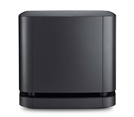 Image du Bose Module de Basses 500 Noir, offrant des basses profondes et puissantes pour une meilleure expérience sonore.