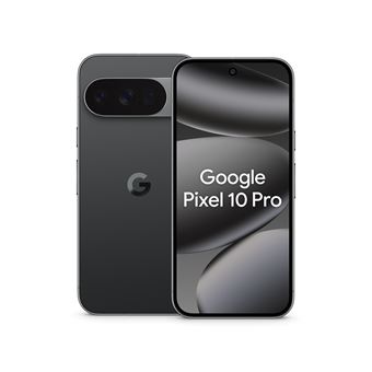 Google Pixel 10 Pro 6,3" 5G Double SIM avec écran OLED et triple caméra, smartphone Android performant.