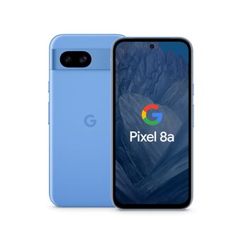 Photo du Google Pixel 8a, un smartphone compact avec un écran OLED et une caméra de 12 MP. Profitez d'une performance optimale et d'une prise en main agréable.