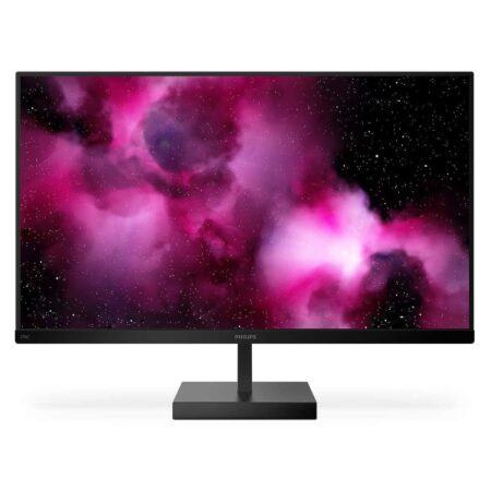 Moniteur haut de gamme Philips C-line présentant un écran pc ultra fin qhd 27 pouces au design élégant.