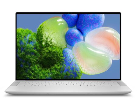 ordinateur portable dell 9440 avec écran 14.5 pouces full hd+ et châssis aluminium premium utilisé sur bureau professionnel moderne