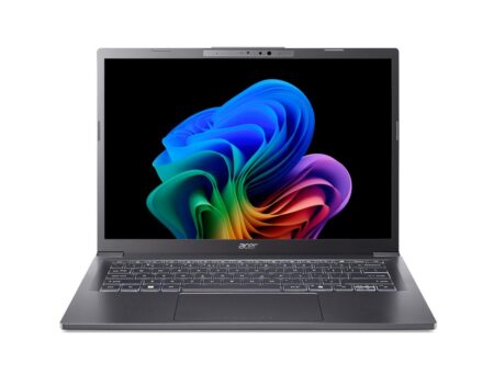 Image du pc portable acer aspire 14 ai a14-52m avec écran 14 pouces, 16 Go RAM et SSD 512 Go, élégant et performant.