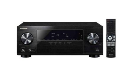 Image du pioneer stereo receiver sxs30dabs noir avec radio DAB, Bluetooth et multiples entrées pour un son stéréo puissant et clair.