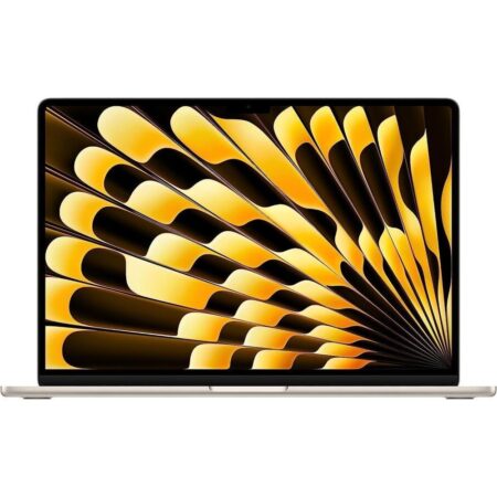 Macbook air 15 pouces m2 16 go 1 to ssd montrant un ordinateur portable grand écran en aluminium avec design fin adapté au travail professionnel et à la création