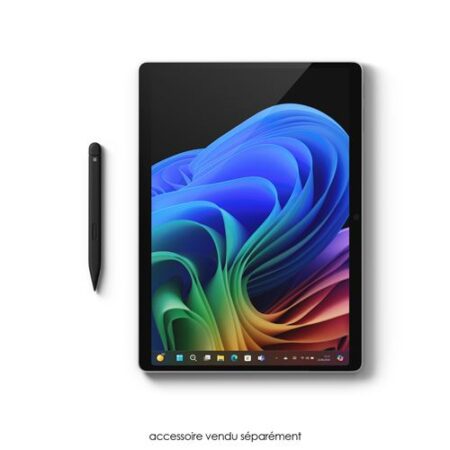 surface pro 11 copilot pc hybride tactile 13 pouces avec clavier détachable utilisée sur bureau moderne pour travail professionnel mobile