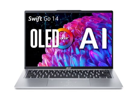 Image du acer swift go 14 sfg14-73-75c7 avec écran 14 pouces, Intel Core Ultra 7, 16 Go RAM et SSD 1 To, design moderne et performant.