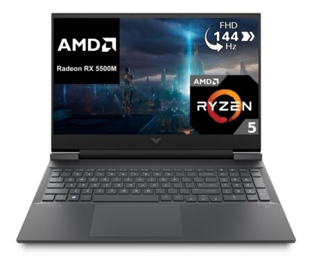 PC portable HP Victus 16-e0307nf 16,1" avec AMD Ryzen 5-5600H et 16 Go RAM, SSD 512 Go, idéal pour gaming et multitâche