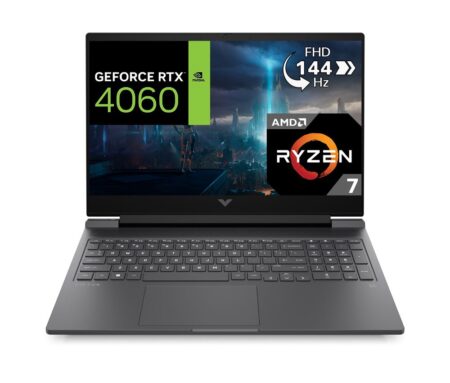 PC portable HP Victus 16-s0003nf 16,1" FHD 144 Hz avec AMD Ryzen 7 et 16 Go RAM, SSD 512 Go, idéal pour gaming et multitâche