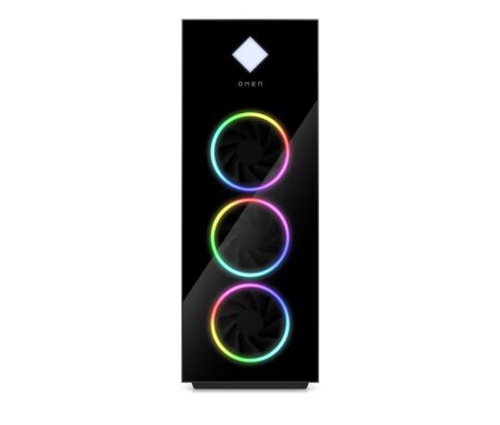Unité centrale pc gaming hp Omen 45L noire avec système Cryo Chamber et éclairage RGB interne
