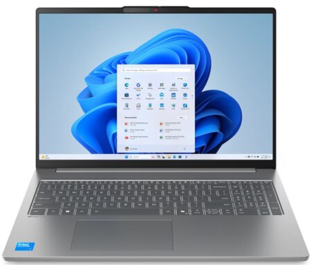 Ordinateur portable lenovo ideapad slim 5 16imh10 affichant un écran 16 pouces WUXGA avec design fin et moderne pour productivité avancée