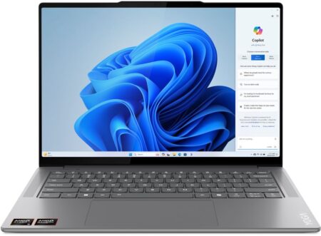 PC portable lenovo yoga pro 7 14asp9 avec écran OLED 14,5 pouces et processeur AMD Ryzen AI 9.