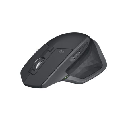 Souris ergonomique haut de gamme gris anthracite souris logitech mx master 2s avec molette de pouce.