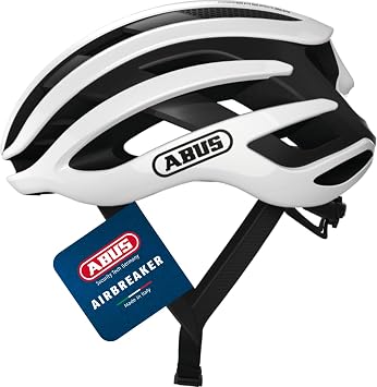 Casque de vélo de course abus airbreaker haut de gamme avec ventilation optimisée et design aérodynamique pour cyclisme professionnel sur route.