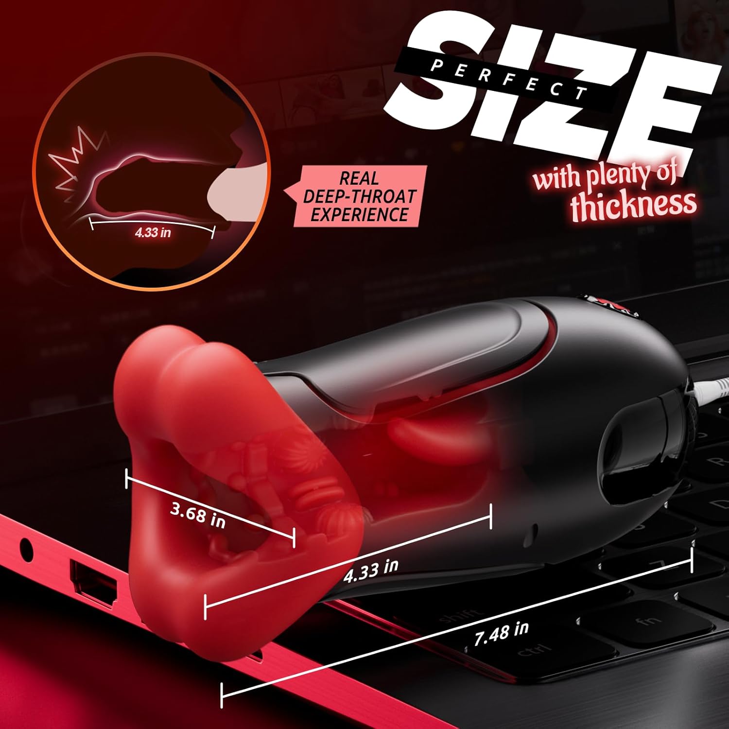 Masturbateur homme connecté app - sextoy réaliste Misiuya – Image 3
