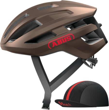 Image du casque de vélo de course powerdome ace abus avec design léger, ventilation intelligente et race cap pour cyclisme sur route performant.