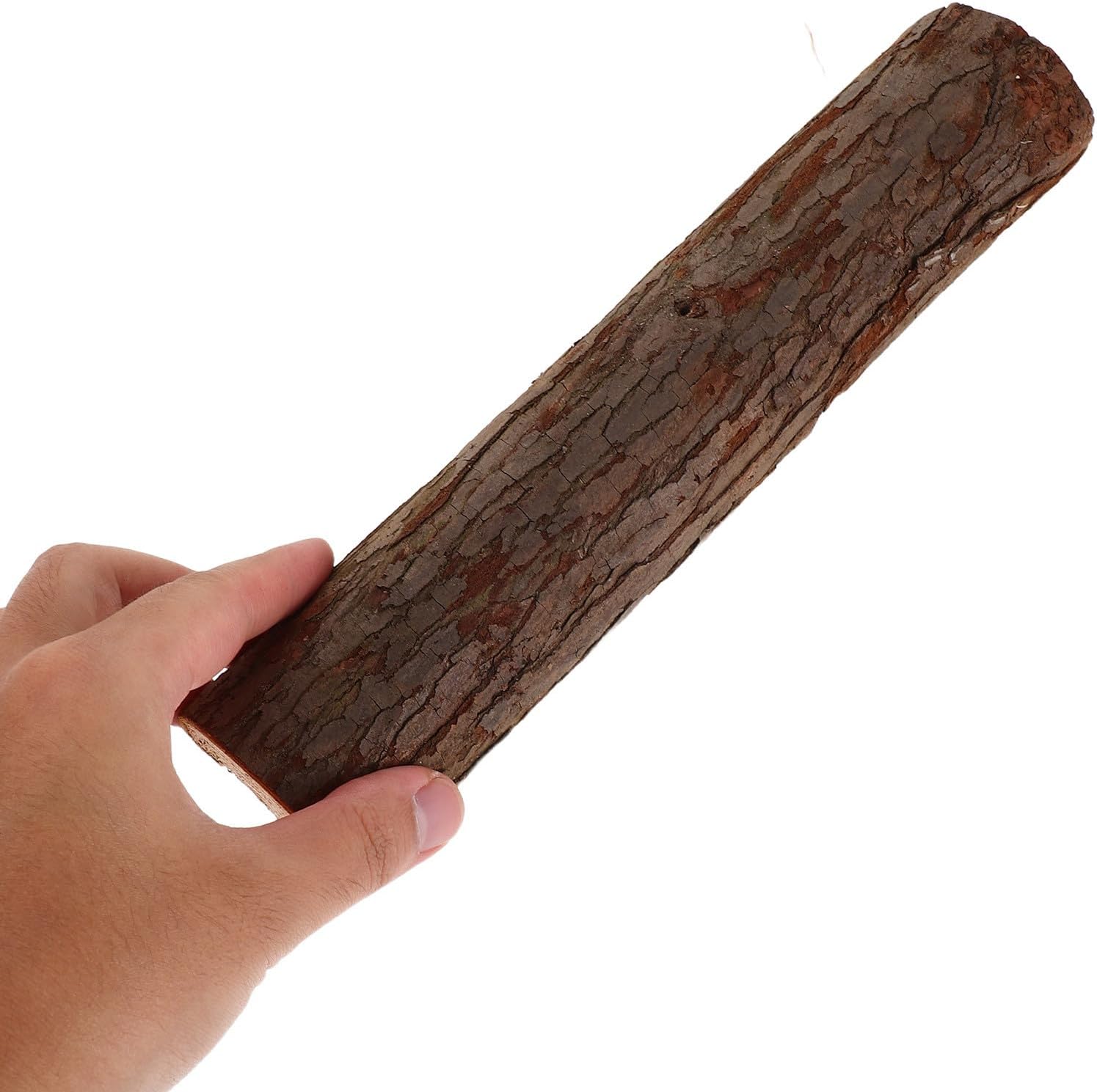 Accessoires cheminée en bois naturel - bûches déco hiver – Image 4