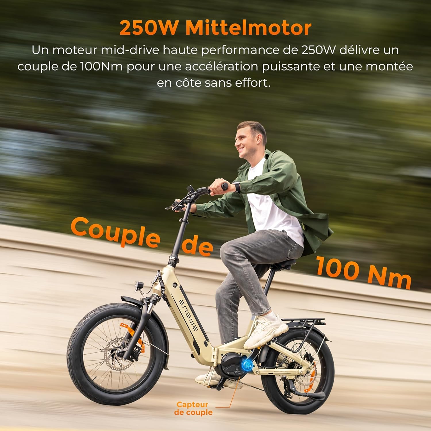 Vélo électrique ENGWE autonomie 160 km connecté – Image 6