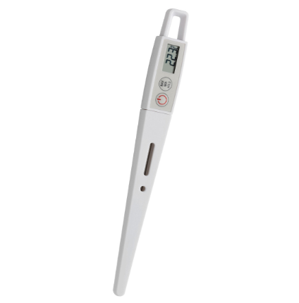 Thermomètre numérique à sonde déportée TFA Dostmann utilisé pour contrôler la température lors du brassage et de la fermentation.