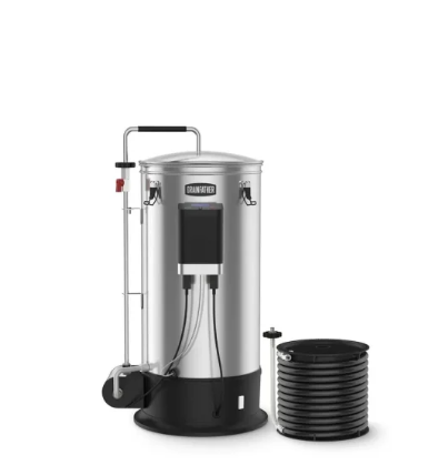 Grainfather G30 système de brassage tout-en-un 30 L en acier inoxydable pour la fabrication de bière artisanale à domicile.