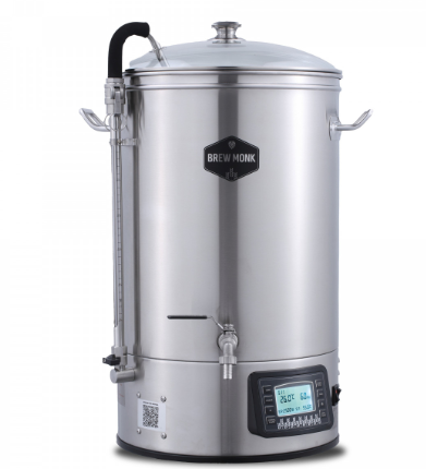 Brew Monk 30L système de brassage électrique complet en acier inoxydable pour la fabrication de bière artisanale à domicile.