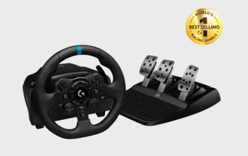 Volant Logitech G923 pour simulation de conduite réaliste – Image 13