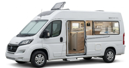 Image du knaus boxstar 600 2026 montrant un fourgon compact aménagé moderne idéal pour le camping et les voyages longue distance.