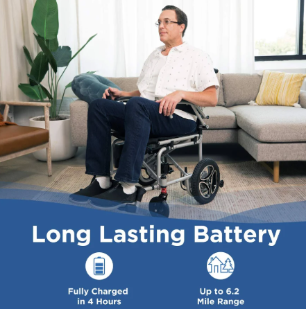 Journey Air 2026 fauteuil roulant électrique pliable léger – Image 5