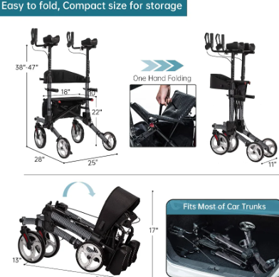 Elenker Vertical déambulateur droit ergonomique réglable – Image 5