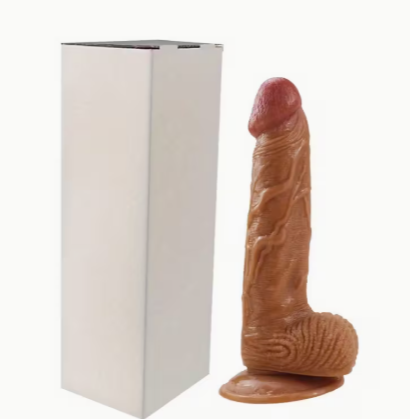 Image d’un gode géant réaliste en TPE avec ventouse Sandfox, montrant un gode géant réaliste en TPE à texture peau souple pour utilisation intime réaliste et confortable.