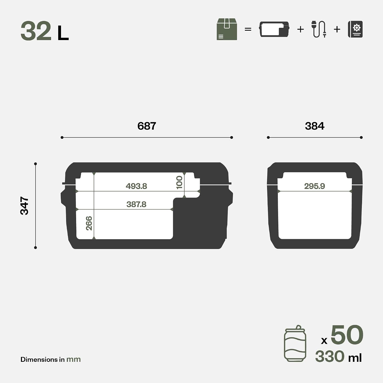 Réfrigérateur congélateur portable Indel B ITB32 32 L – Image 3
